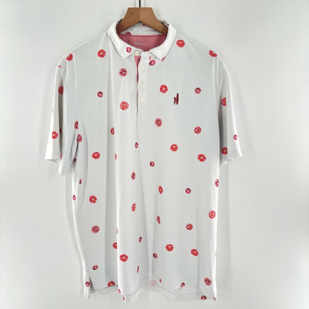 Johnnie-O Prep-formance Polo Citrus‎ Fruit Golf Size Large